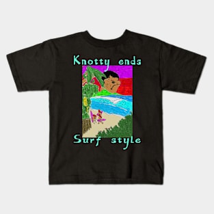 Knotty ends Surf style hidden gems Kids T-Shirt